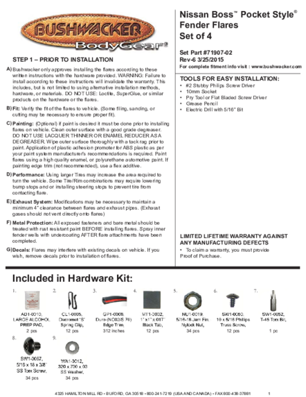 Installation Manual